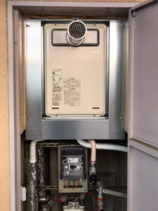 ガス給湯器施工事例 京都市中京区 Rinnai RUX-A1616T-L-E