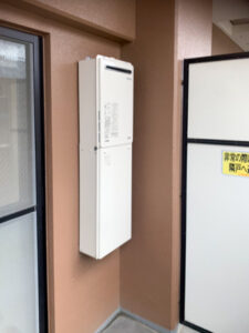 ガス給湯器施工事例 大阪市北区 Rinnai RUJ-A2400W