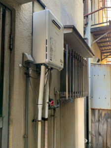 ガス給湯器施工事例 藤井寺市 リンナイ RUX-A1616W(A)-E