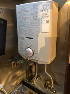 ガス給湯器施工事例 大阪市北区 ノーリツ GQ-551W