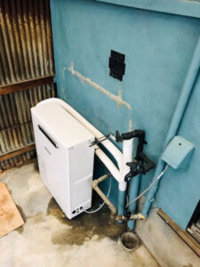 ガス給湯器施工事例  東淀川区 I様邸 リンナイ RUX-A1613G(A)